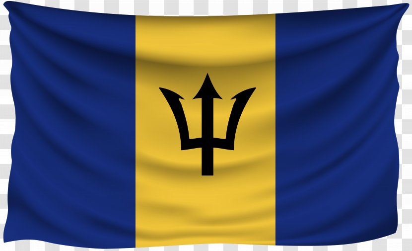Flag Of Barbados Throw Pillows Font Transparent PNG