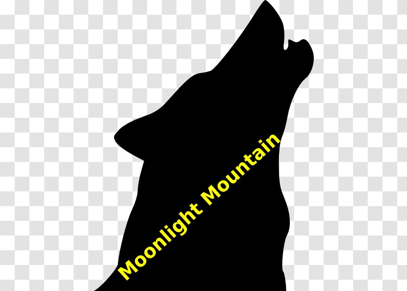 Wolf Black Clip Art Mammal Logo - M - Moonlight Online Transparent PNG