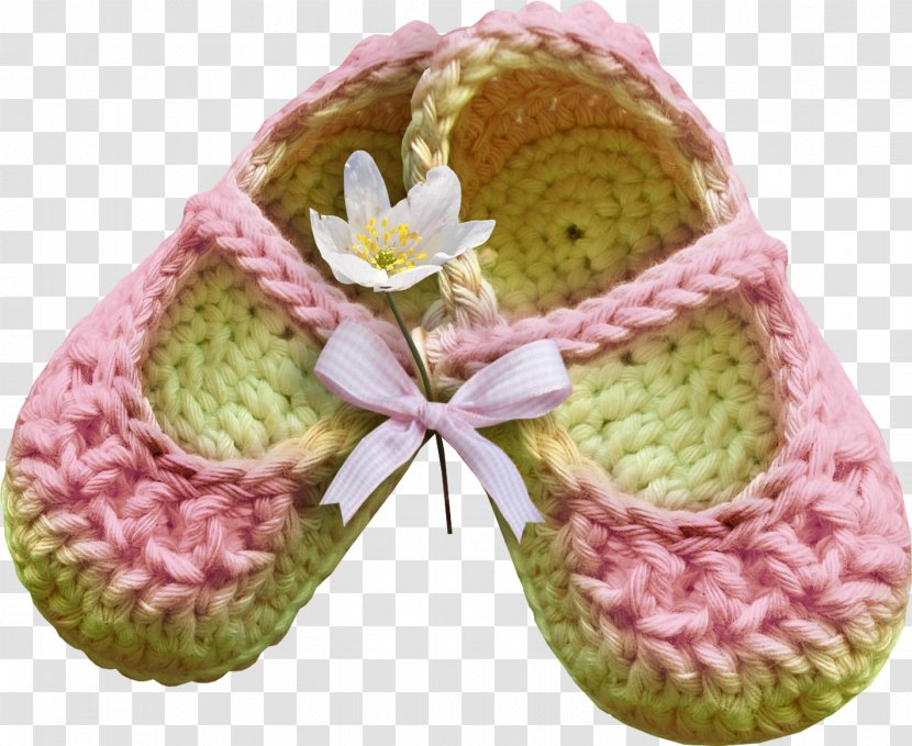 Slipper Shoe High-heeled Footwear - Highheeled - Lovely,Knitted Baby Shoes Transparent PNG