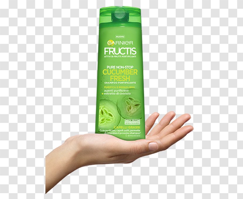 Garnier Moisturizer Shampoo Hair Cleanser - Skin Care - Fresh Cucumber Transparent PNG