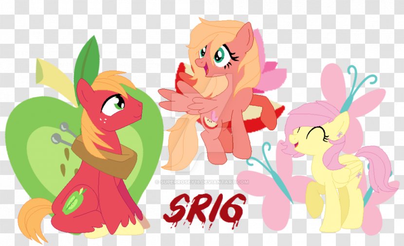 Pony Big McIntosh Fluttershy Sunset Shimmer Family - Frame Transparent PNG