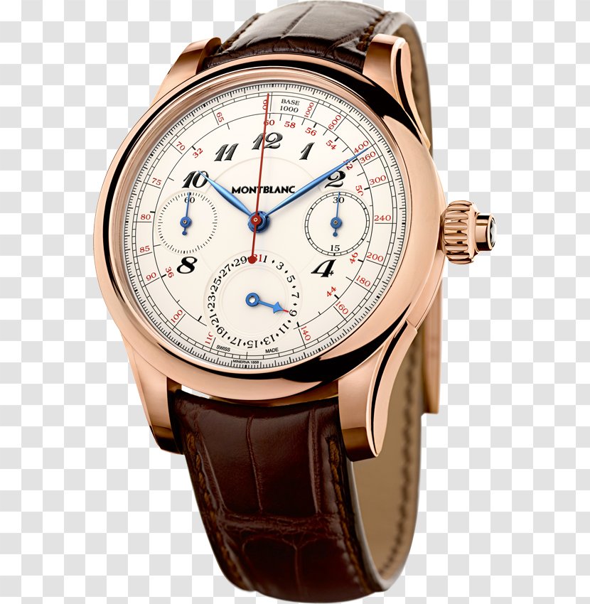 Villeret Watch Montblanc Chronograph Movement - Jewellery - Watches Transparent PNG