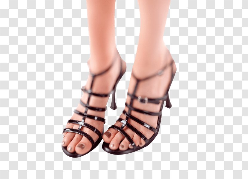 Sandal Slipper Shoe Flip-flops - Heart - Sandals Transparent PNG