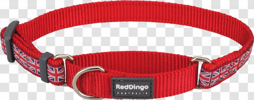 Dog Collar Dingo Martingale - Red Transparent PNG