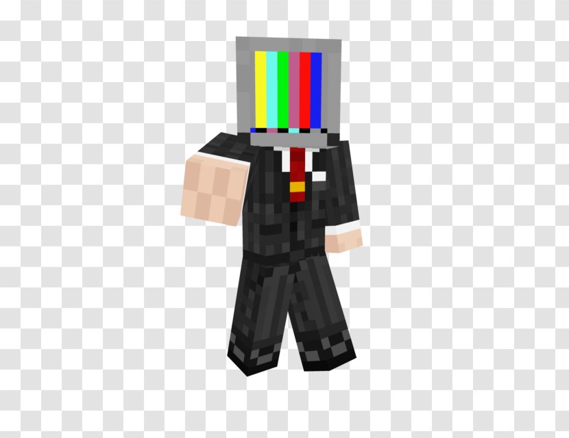 Minecraft Slenderman Television Video Game - Internet Forum - Skin Transparent PNG