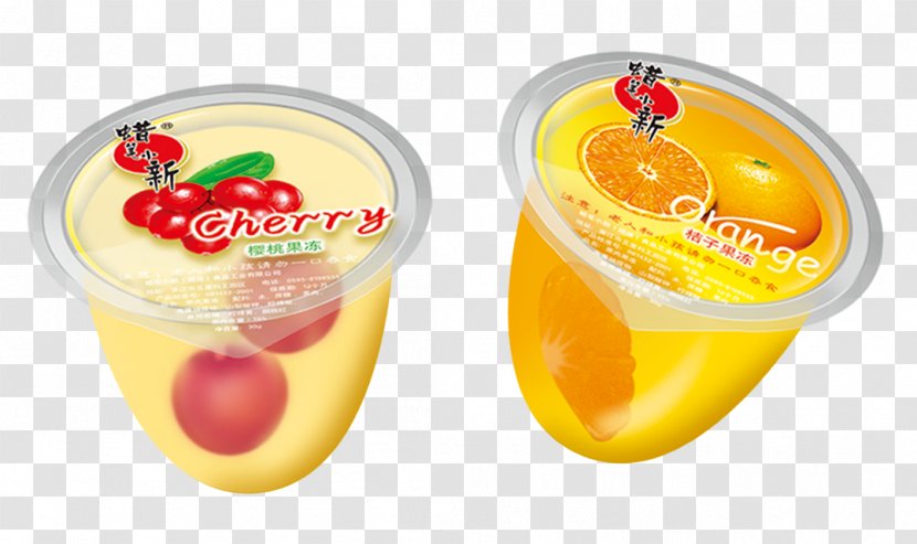 Juice Gelatin Dessert Cocktail Garnish Non-alcoholic Drink Flavor - Snack - Cherry Orange Jelly Transparent PNG