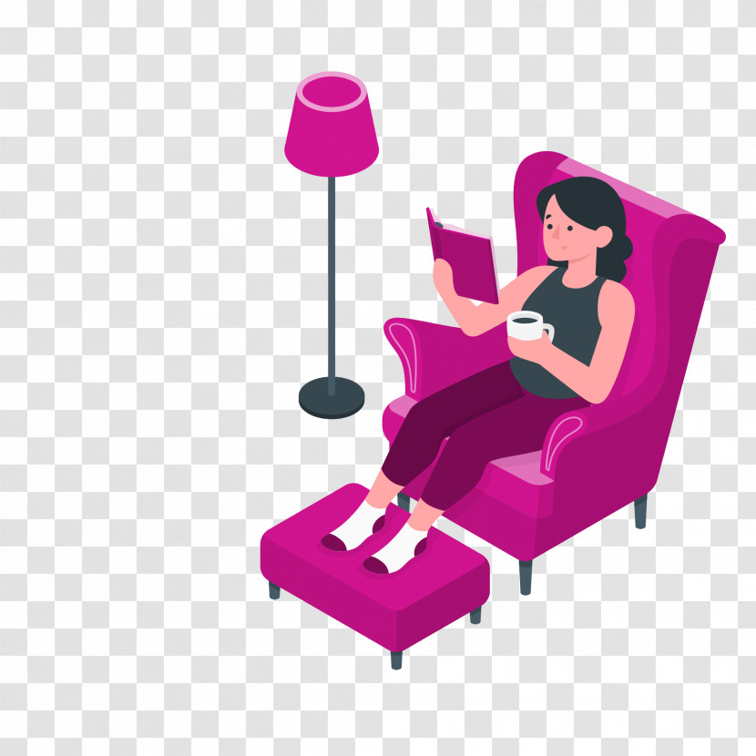 Chair Furniture Sitting Cartoon Text Transparent PNG