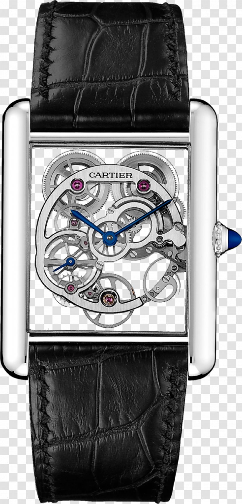 Cartier Tank Louis Watch Movement - Accessory Transparent PNG