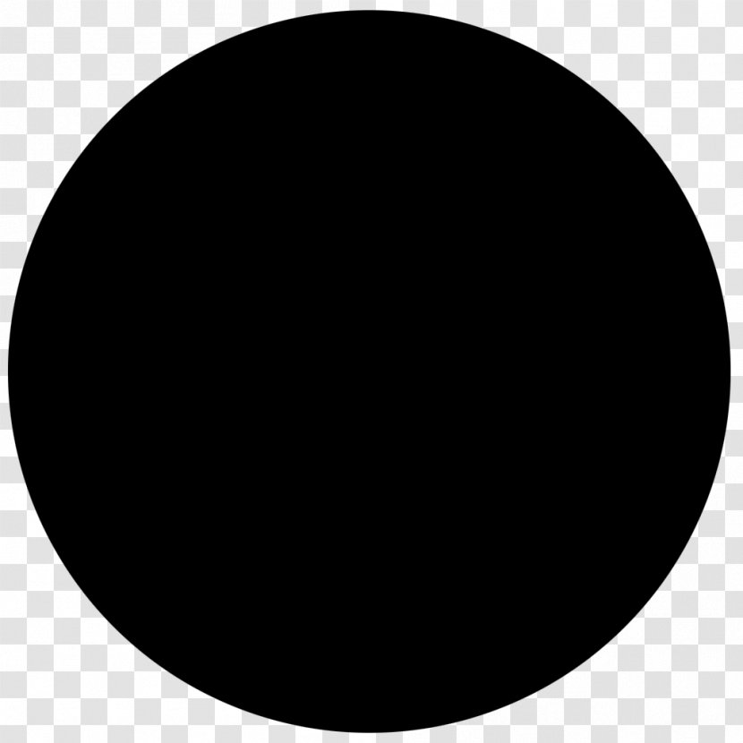 Circle Silhouette - Black And White - November Transparent PNG