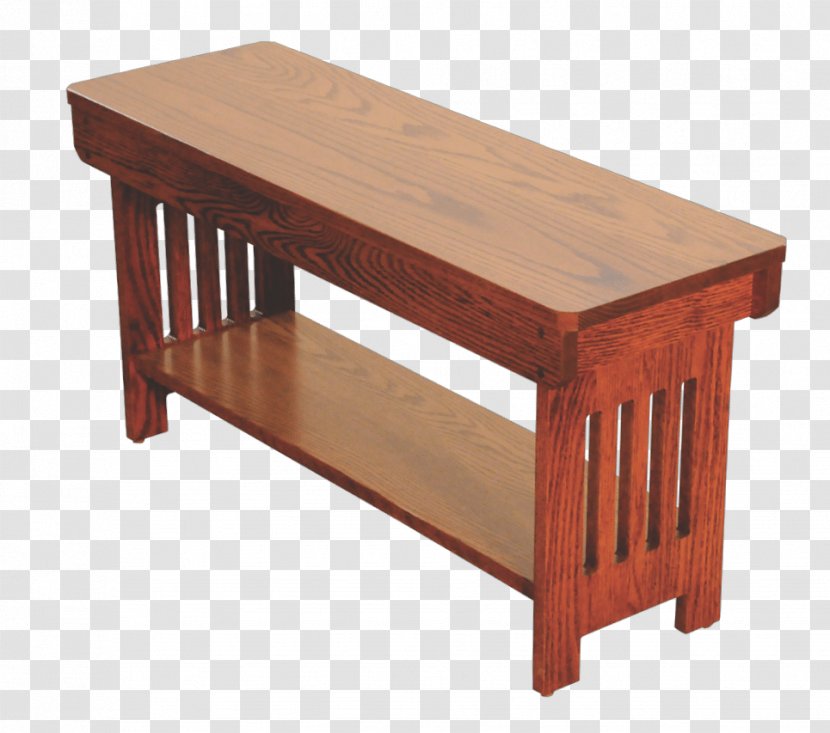 Table Bench Amish Furniture Reclaimed Lumber - Outdoor - Oak Transparent PNG