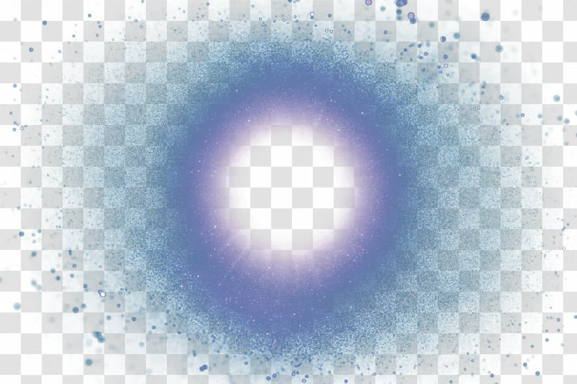 Blue Sky Energy Circle Wallpaper - Texture - Ring Spot Transparent PNG