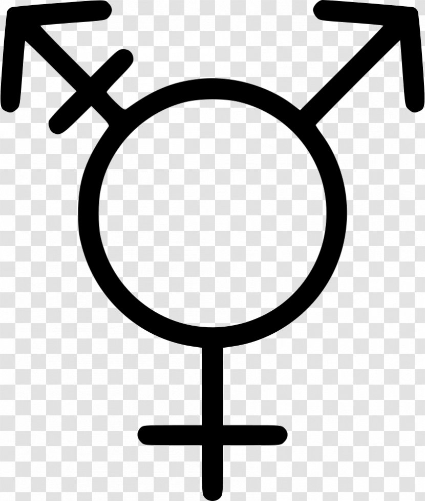 Gender Symbol LGBT Symbols Transgender - Silhouette Transparent PNG