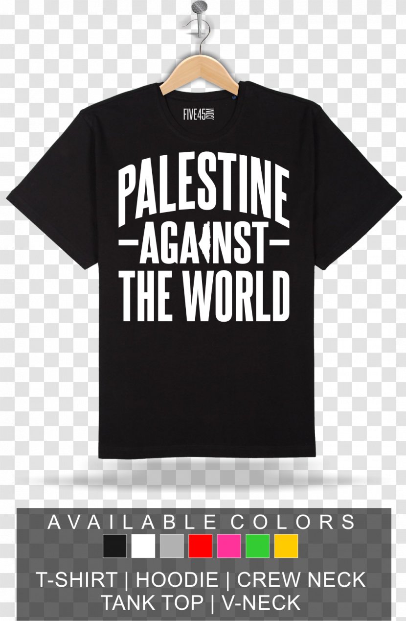 T-shirt State Of Palestine Hoodie Free Movement - Text Transparent PNG