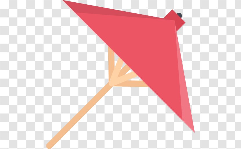 Triangle Line - Red - Sun Umbrella Transparent PNG
