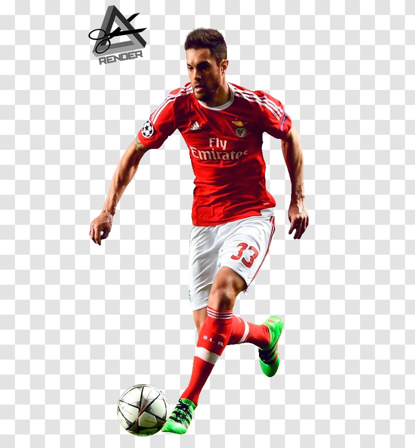 S.L. Benfica Football Player 3D Rendering - Soccer Transparent PNG