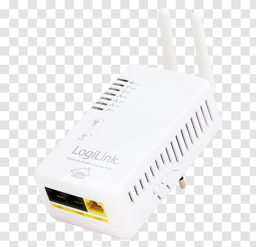 Adapter Wireless Access Points LAN HomePlug Power-line Communication - Lan - Powerline Networking Transparent PNG