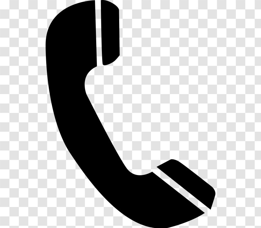Mobile Phones Telephone - Call - Black And White Transparent PNG