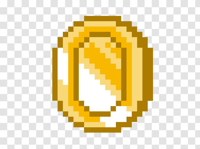 Pixel Art Clip - Royaltyfree - Mario Coin Transparent PNG