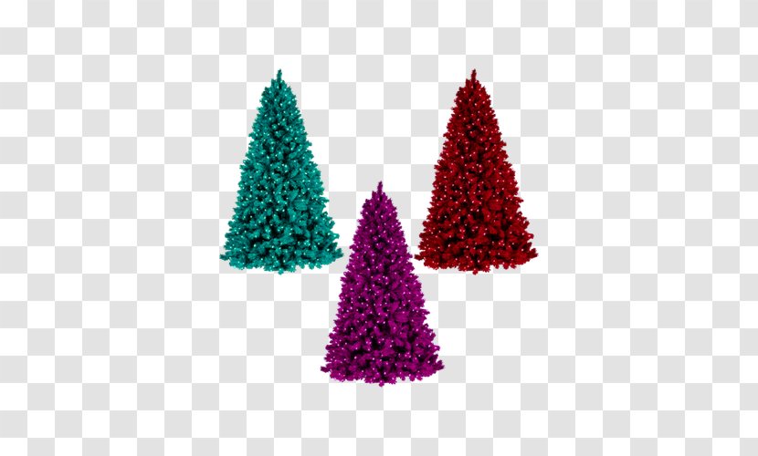 Santa Claus Christmas Tree Clip Art - Evergreen - Three-color Transparent PNG