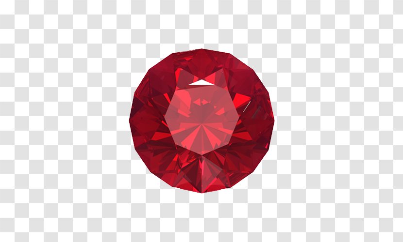 Ruby Gemstone Corundum - Diamond Transparent PNG