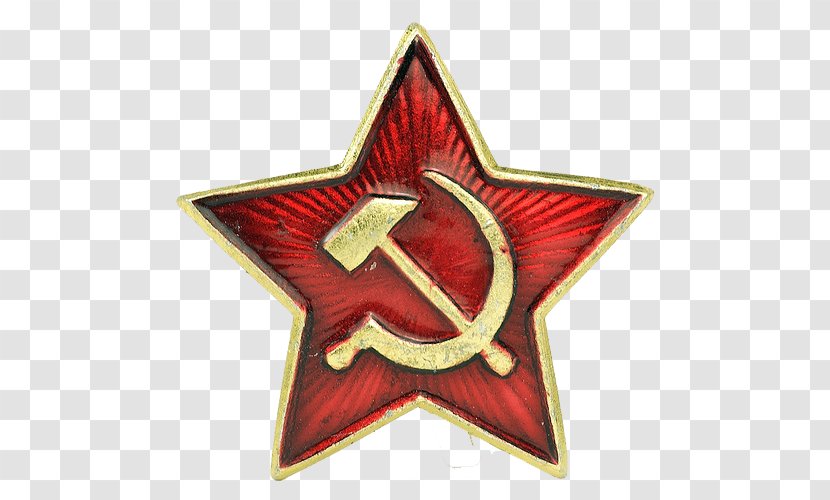 Badge Soviet Union Russia Hammer And Sickle Cockade Transparent PNG