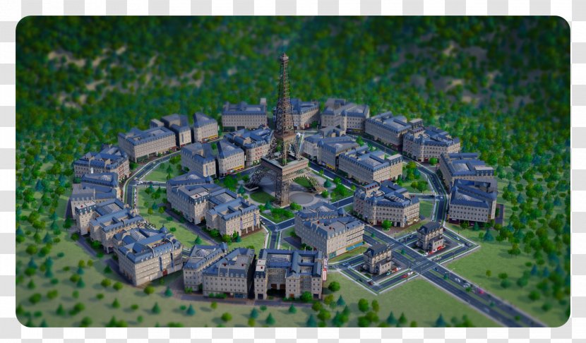 SimCity 4: Rush Hour Societies 2000 Creator - Video Game - French Tower Transparent PNG