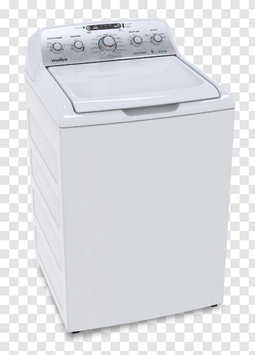Washing Machines Mabe Agitator White - Refrigerator - Spin Button Transparent PNG