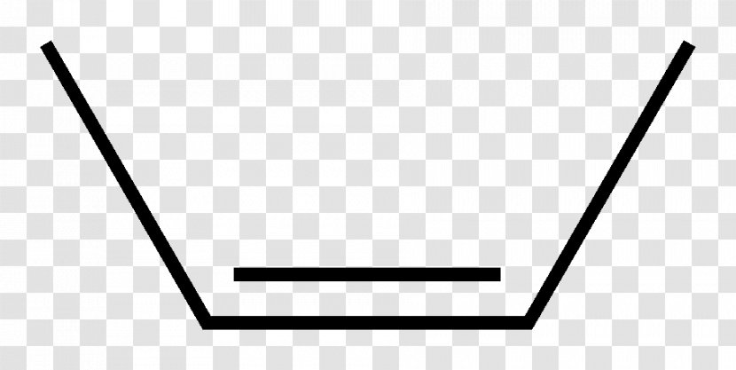 2-Butene 1-Butene Skeletal Formula Structural - Triangle - Rectangle Transparent PNG