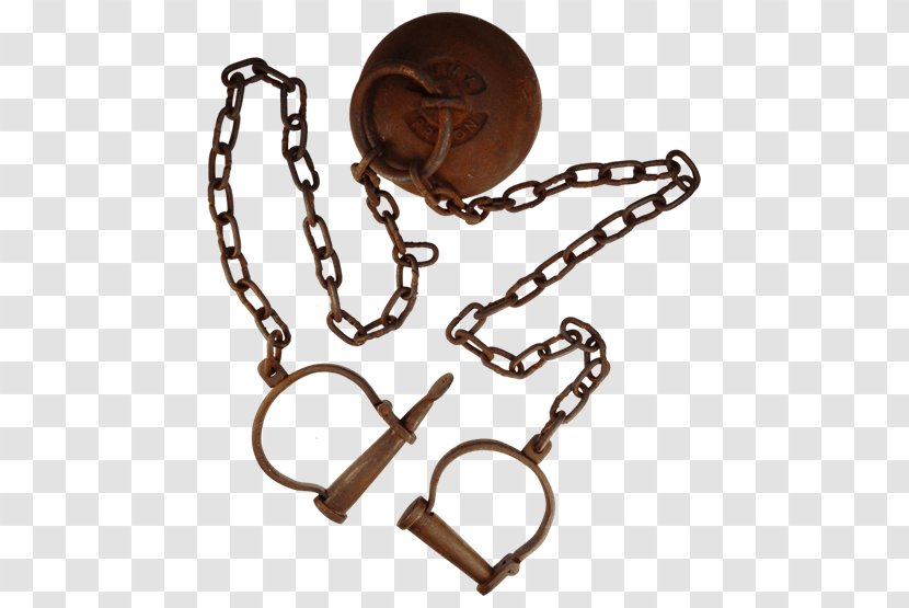 Ball And Chain Prisoner Handcuffs - Iron Transparent PNG