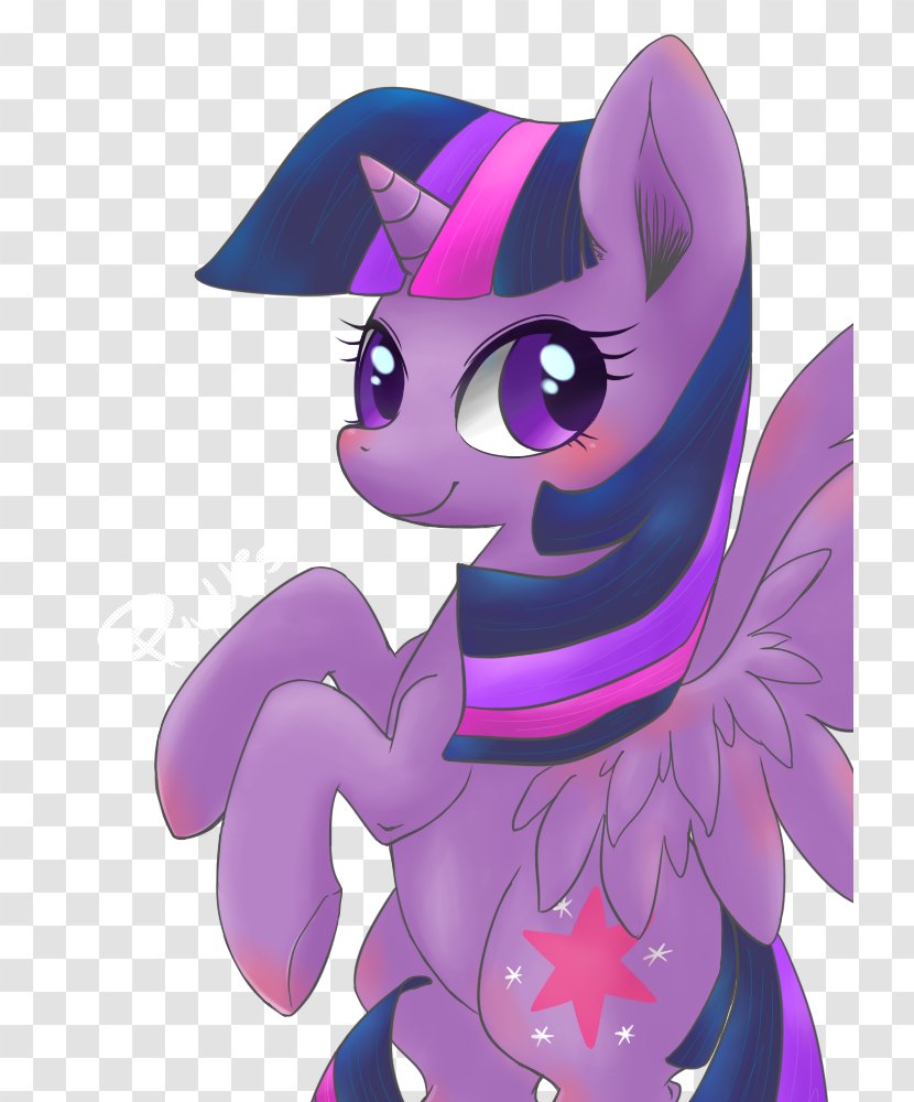 Pony Twilight Sparkle Princess Luna Celestia Rainbow Dash - Magenta - Fan Art Transparent PNG