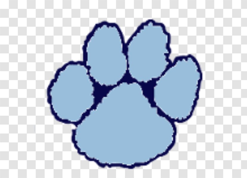 Clemson University Paw Tiger Cougar Clip Art - Blue Transparent PNG