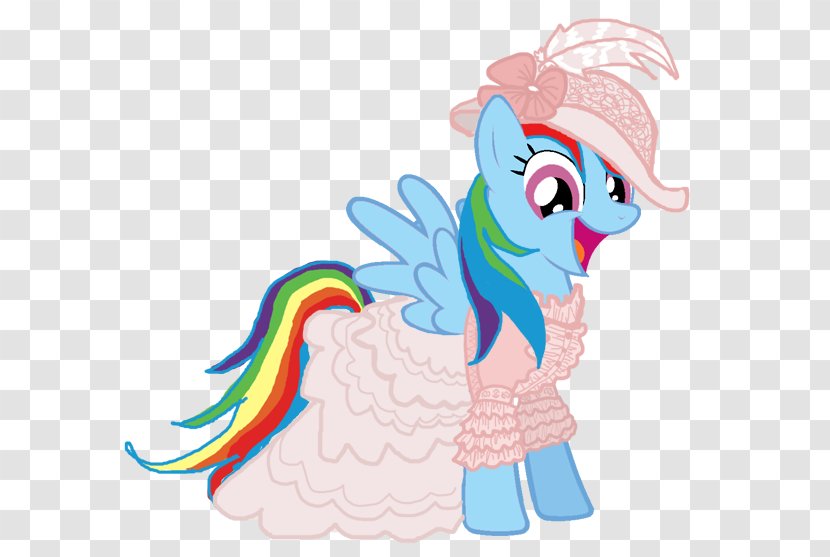 My Little Pony Rainbow Dash Pinkie Pie Dress - Silhouette Transparent PNG