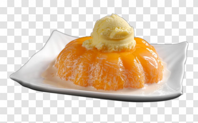 Ice Cream Dessert Wine Mango Pudding Dim Sum - Global Transparent PNG