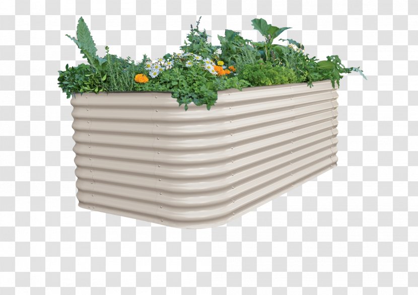 Raised-bed Gardening Corrugated Galvanised Iron - Herb - Bed Transparent PNG