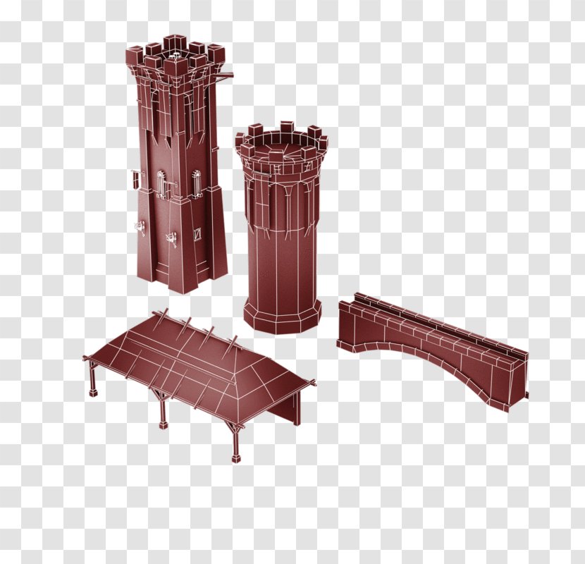 Castle Medieval Architecture Top-down And Bottom-up Design - Sprite - 3d Model Home Transparent PNG