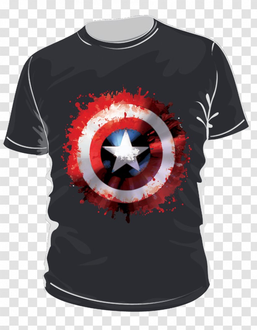 Black Panther T-shirt Captain America Hulk Marvel Comics - T Shirt Transparent PNG