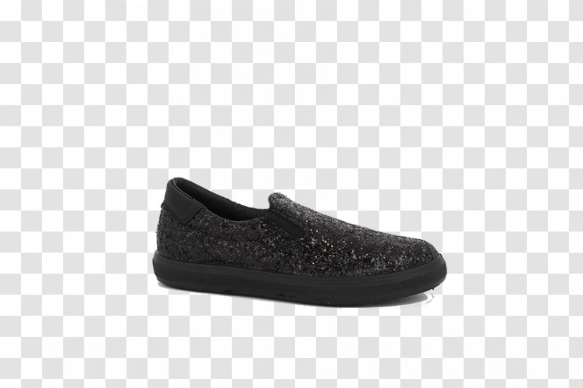 Slip-on Shoe Cross-training - Footwear - Black Glitter Transparent PNG