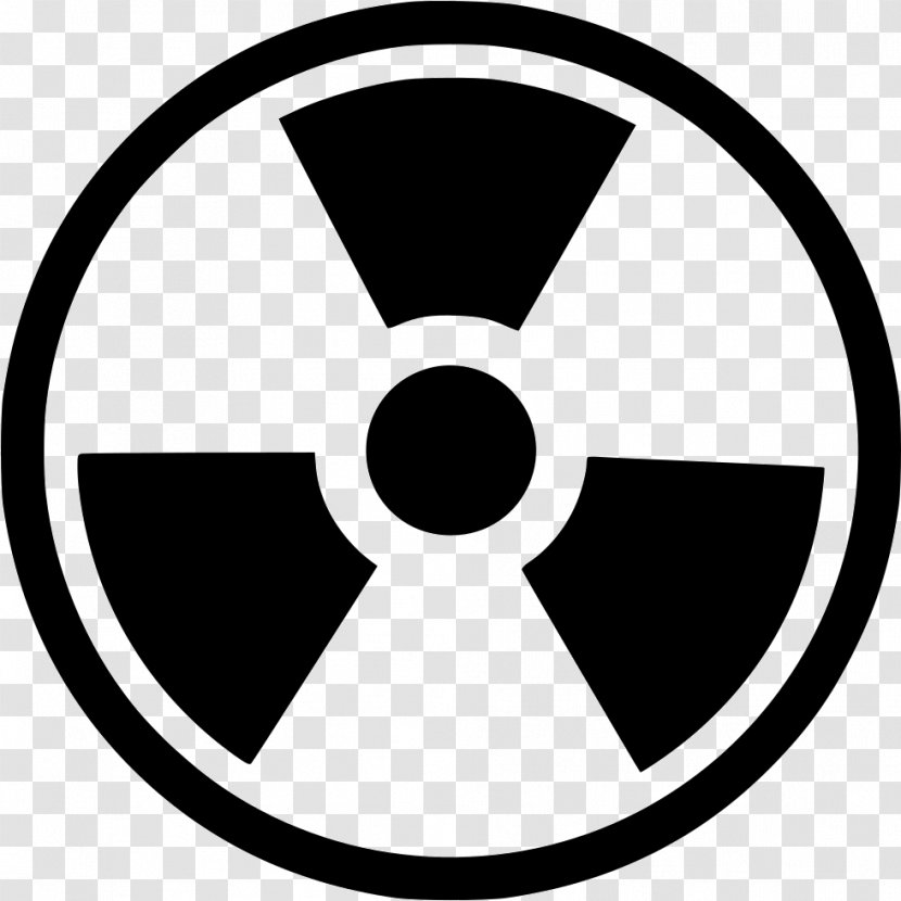 Radioactive Decay Clip Art Radiation - Black - Symbol Transparent PNG