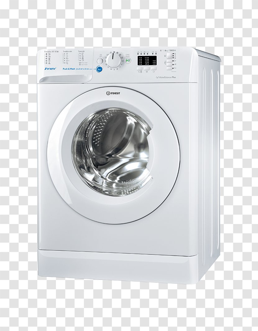 Washing Machines Revolutions Per Minute Indesit Co. Laundry - Major Appliance - Machine Transparent PNG