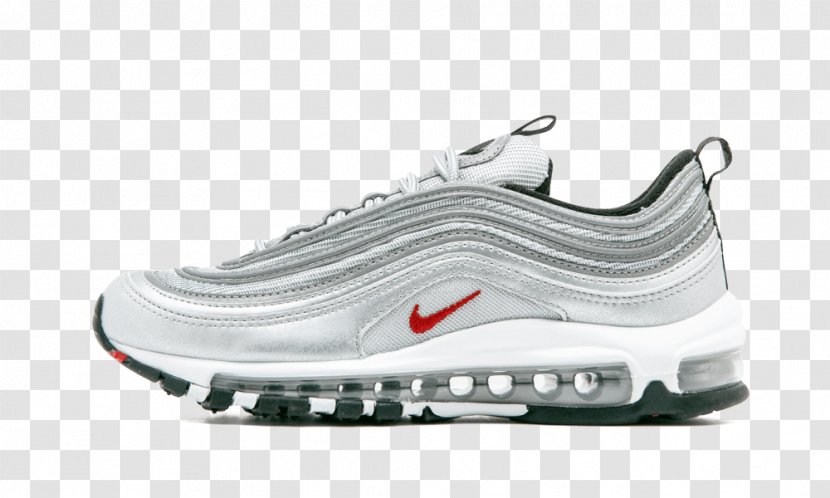 Nike Air Max 97 Sneakers Silver Bullet - White Transparent PNG
