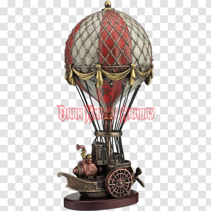 Hot Air Balloon Steampunk Airship Statue - Sculpture Transparent PNG