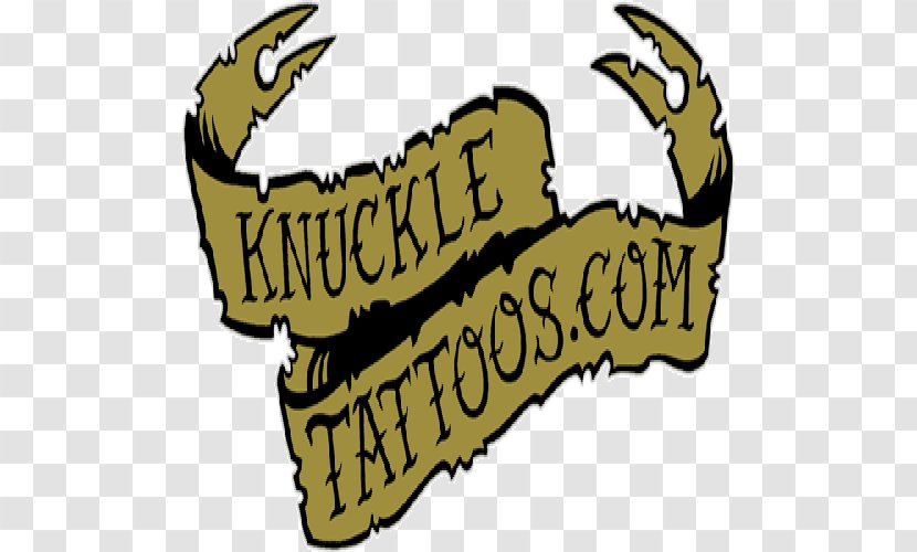 Logo Brand Cartoon Clip Art - Brass Knuckle Tattoo Transparent PNG