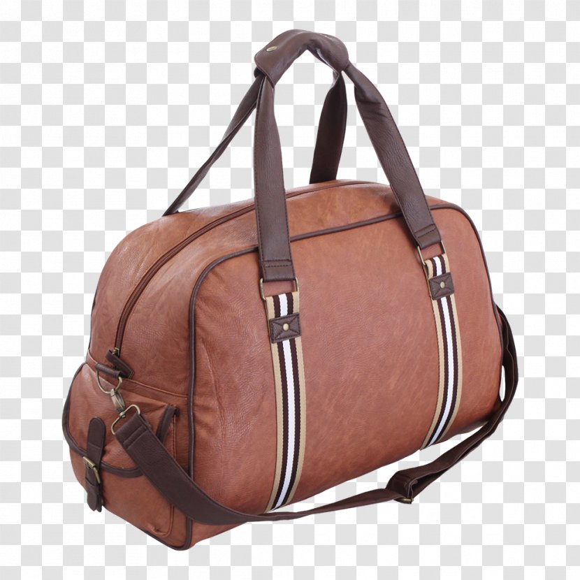Handbag Leather Duffel Bags Hand Luggage - Bag Transparent PNG