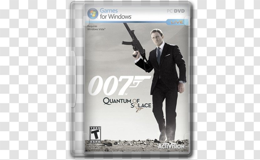 007: Quantum Of Solace PlayStation 2 James Bond Everything Or Nothing Nightfire - Xbox One - 007 Transparent PNG
