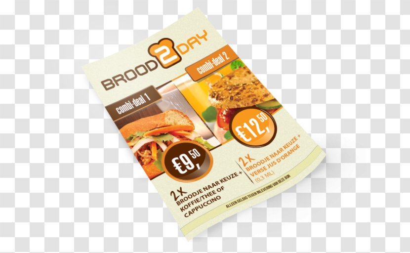 Convenience Food Flavor Snack - Poster Mockup Transparent PNG