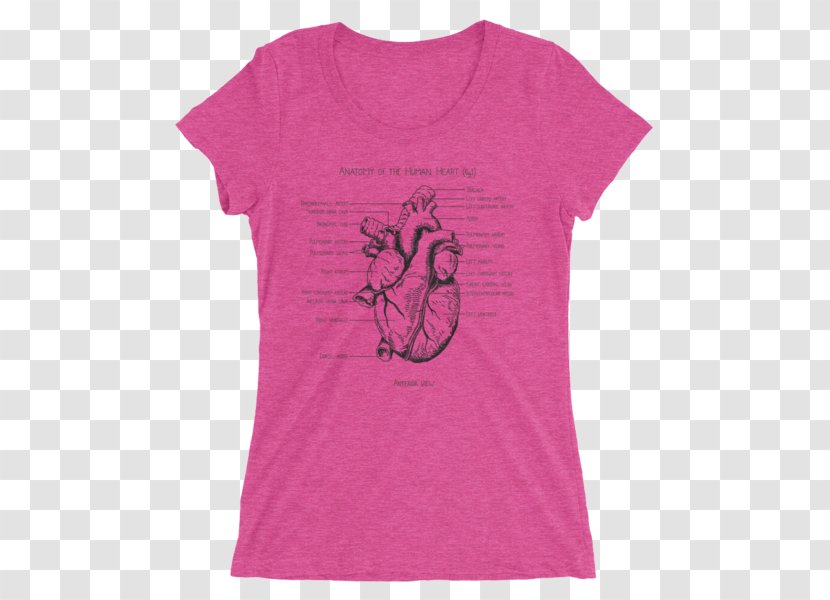 Long-sleeved T-shirt Form-fitting Garment Clothing - Anatomic Heart Transparent PNG