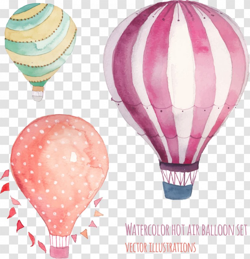 Hot Air Balloon Drawing Stock Photography - Royaltyfree - Vector Transparent PNG