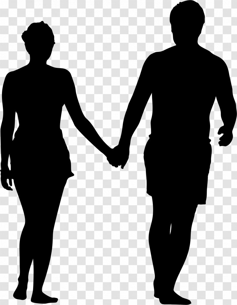 Silhouette Clip Art - Royaltyfree - Couple Transparent PNG