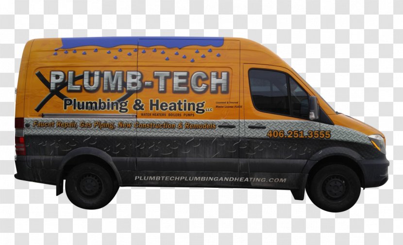 Van Plumb-Tech Plumbing & Heating Car Central Transparent PNG