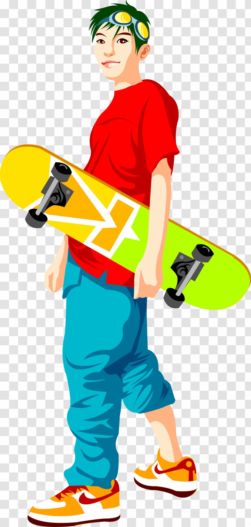 Skateboarding Euclidean Vector - Headgear - Skateboard Transparent PNG